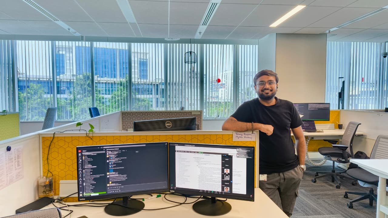 Tarang’s desk